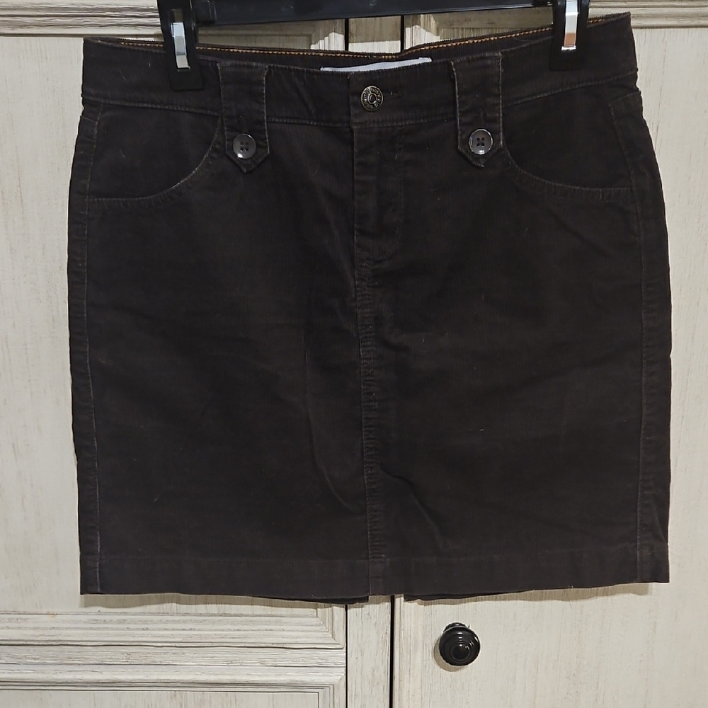 Old Navy Brown Pencil Mini Skirt